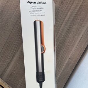 Dyson Air Straightener in Silver and Orange
